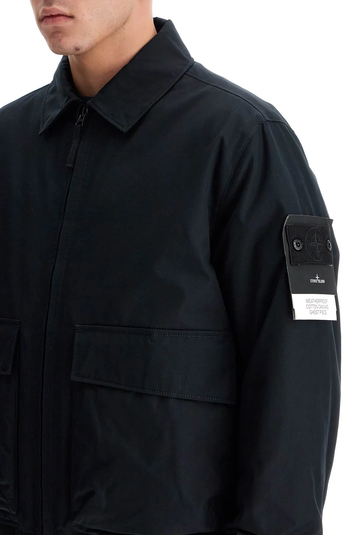 Stone Island 'ghost bomber jacket in durable