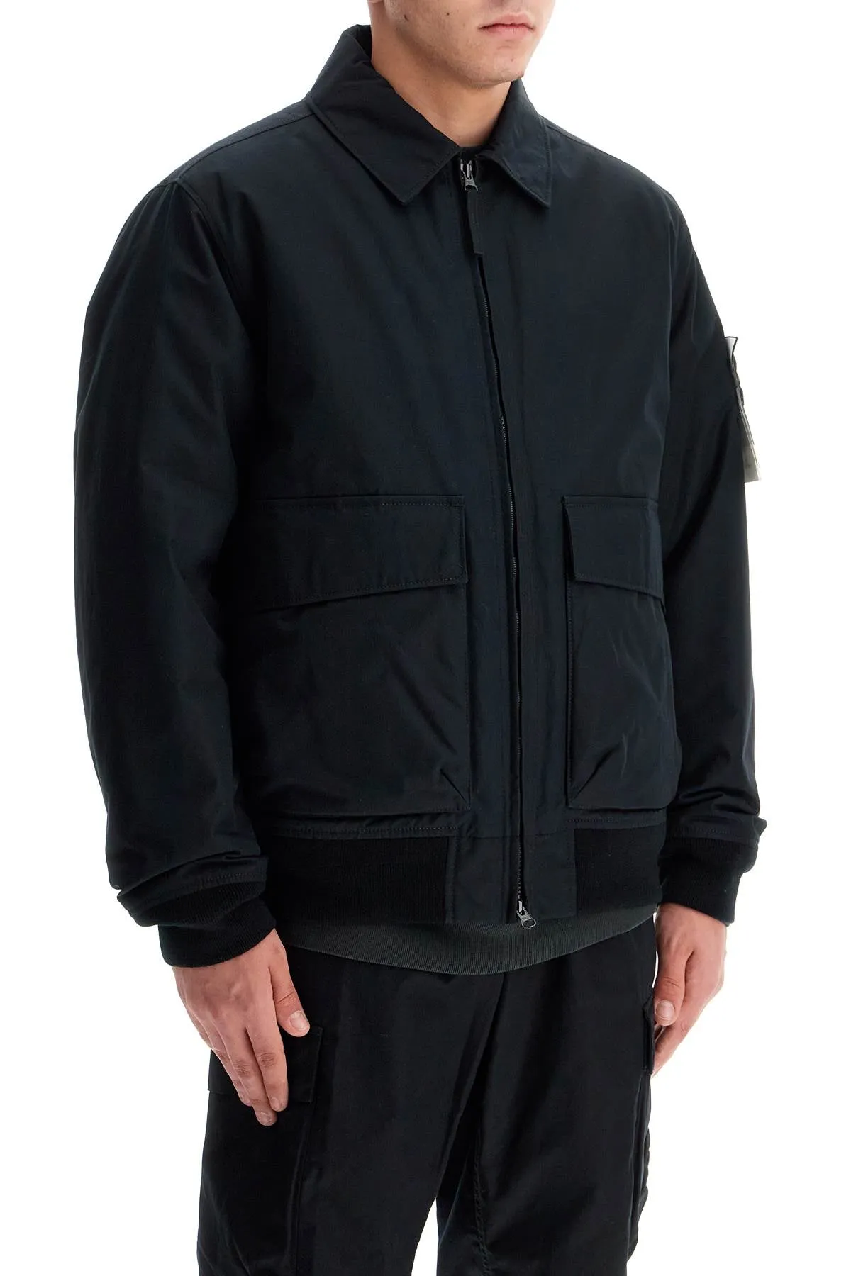 Stone Island 'ghost bomber jacket in durable