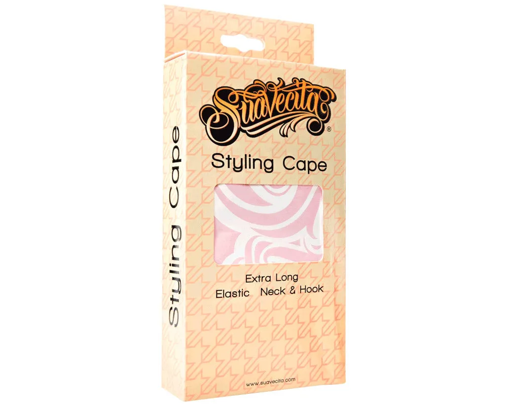 Suavecita OG Script Pink Barber Cape