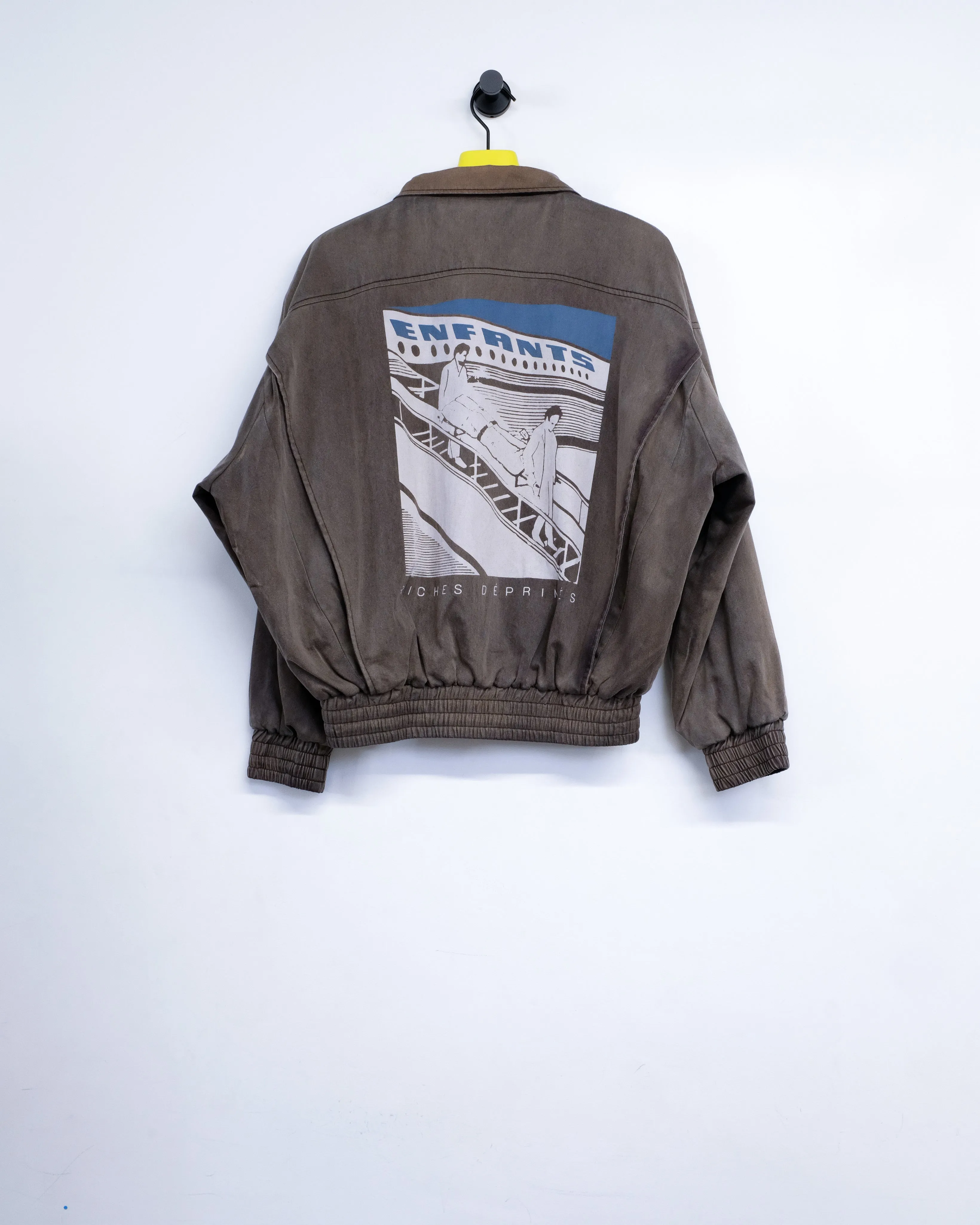 Sun Faded Black 'Death In Flight' Zip Jacket