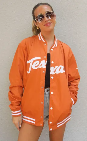 texas script varsity jacket