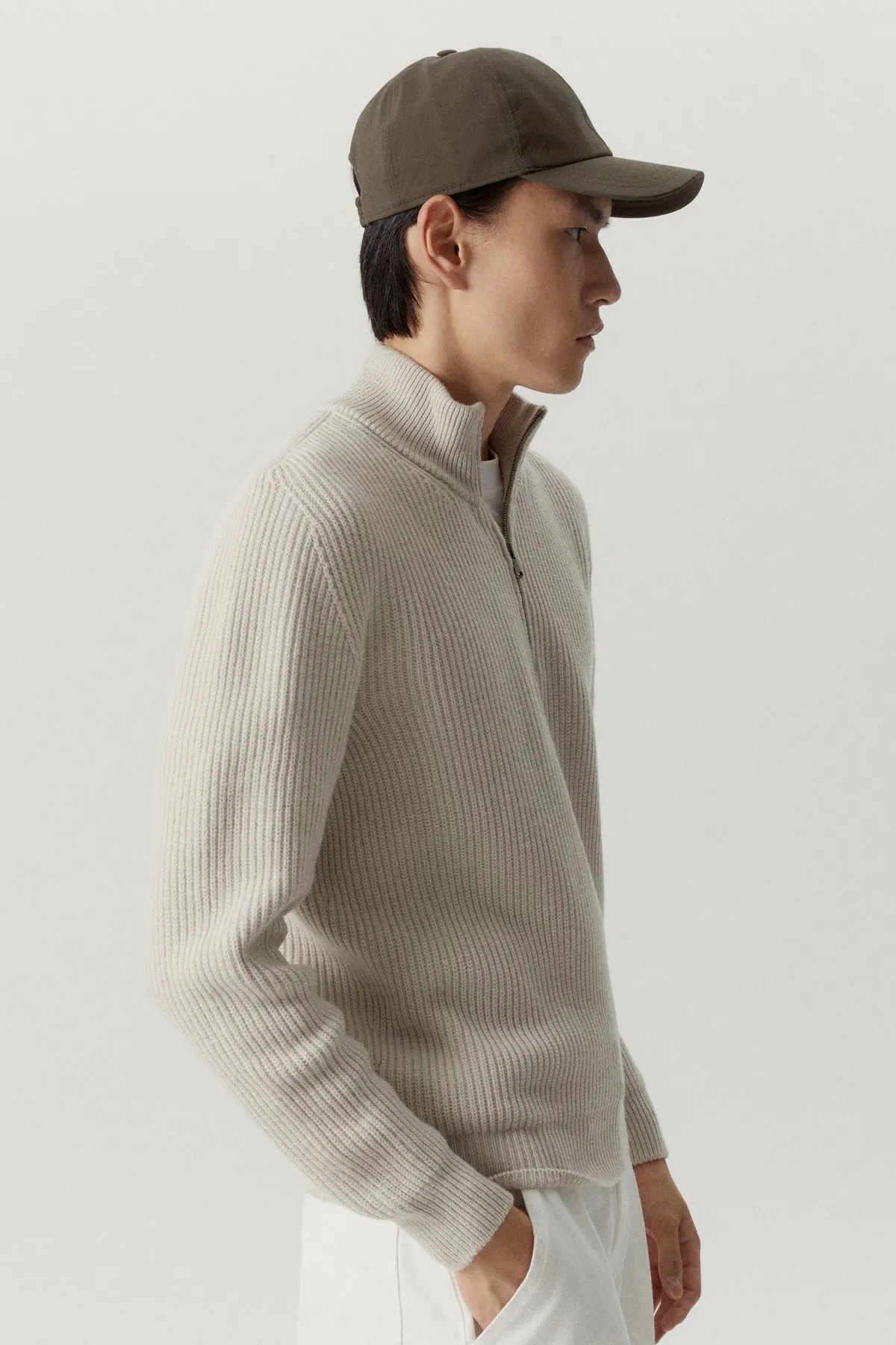 The Merino Wool Half-Zip Jumper