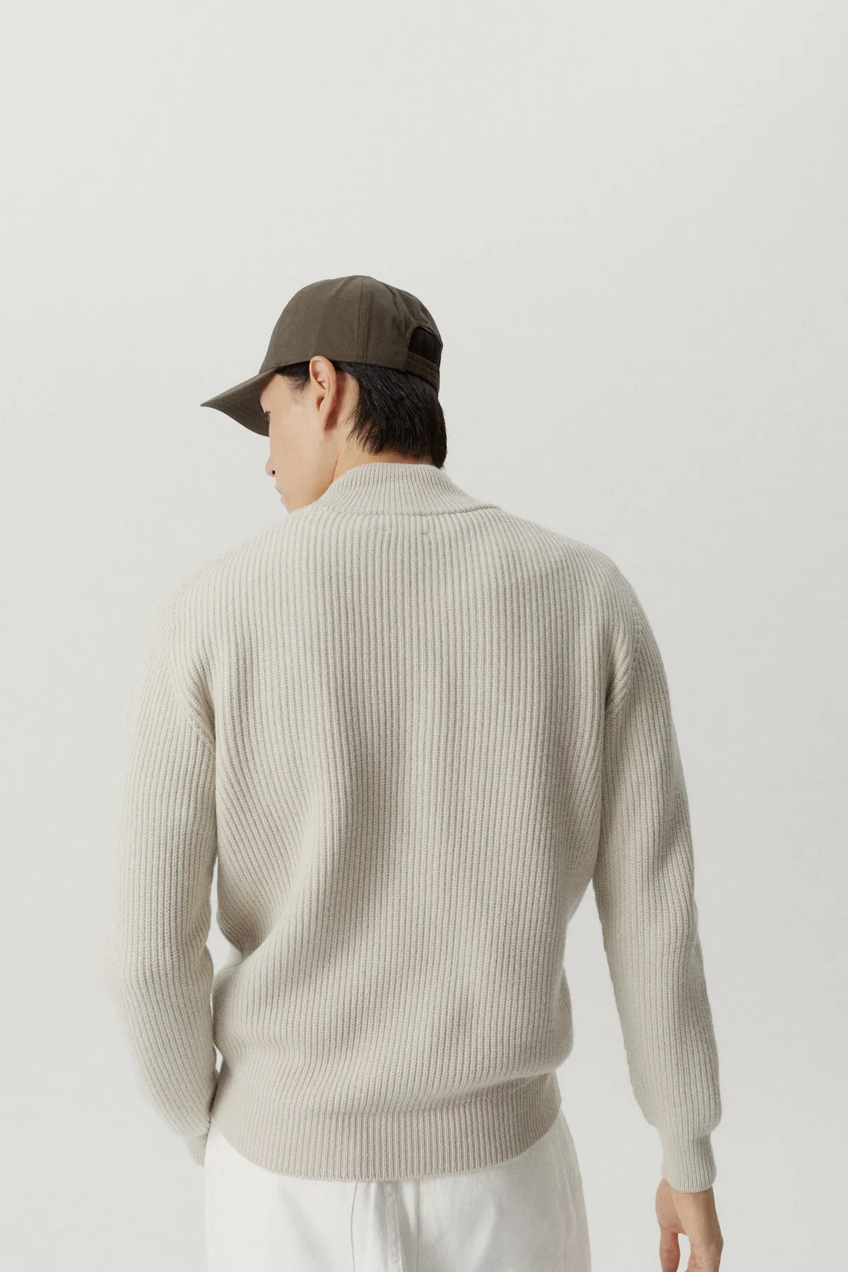 The Merino Wool Half-Zip Jumper