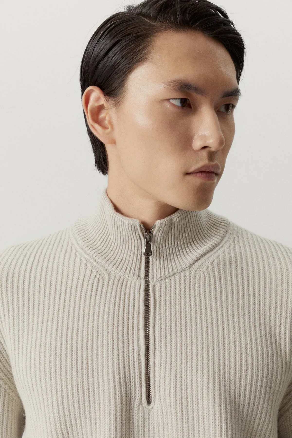 The Merino Wool Half-Zip Jumper