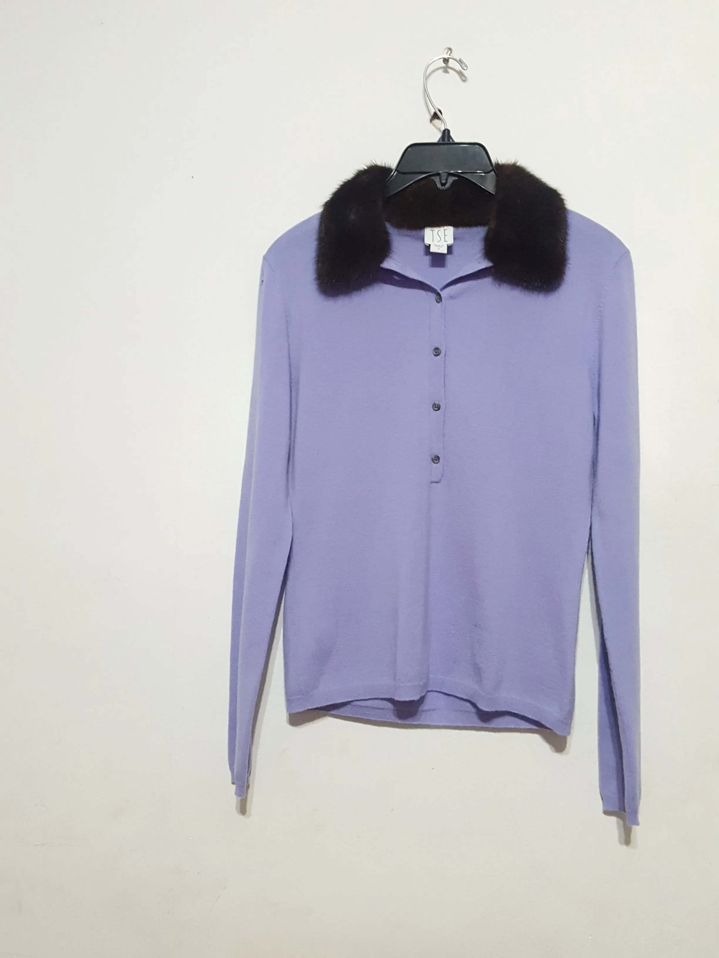 TSE Cashmere Mink Collar Sweater size S