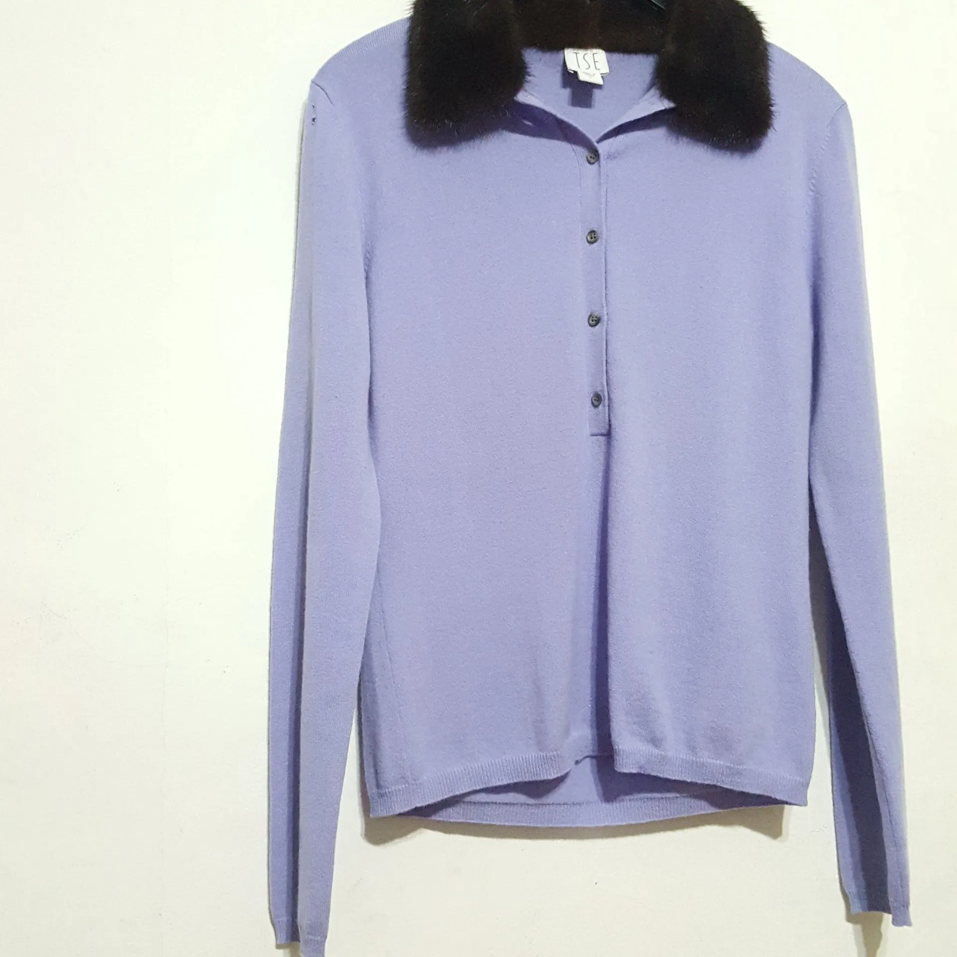 TSE Cashmere Mink Collar Sweater size S