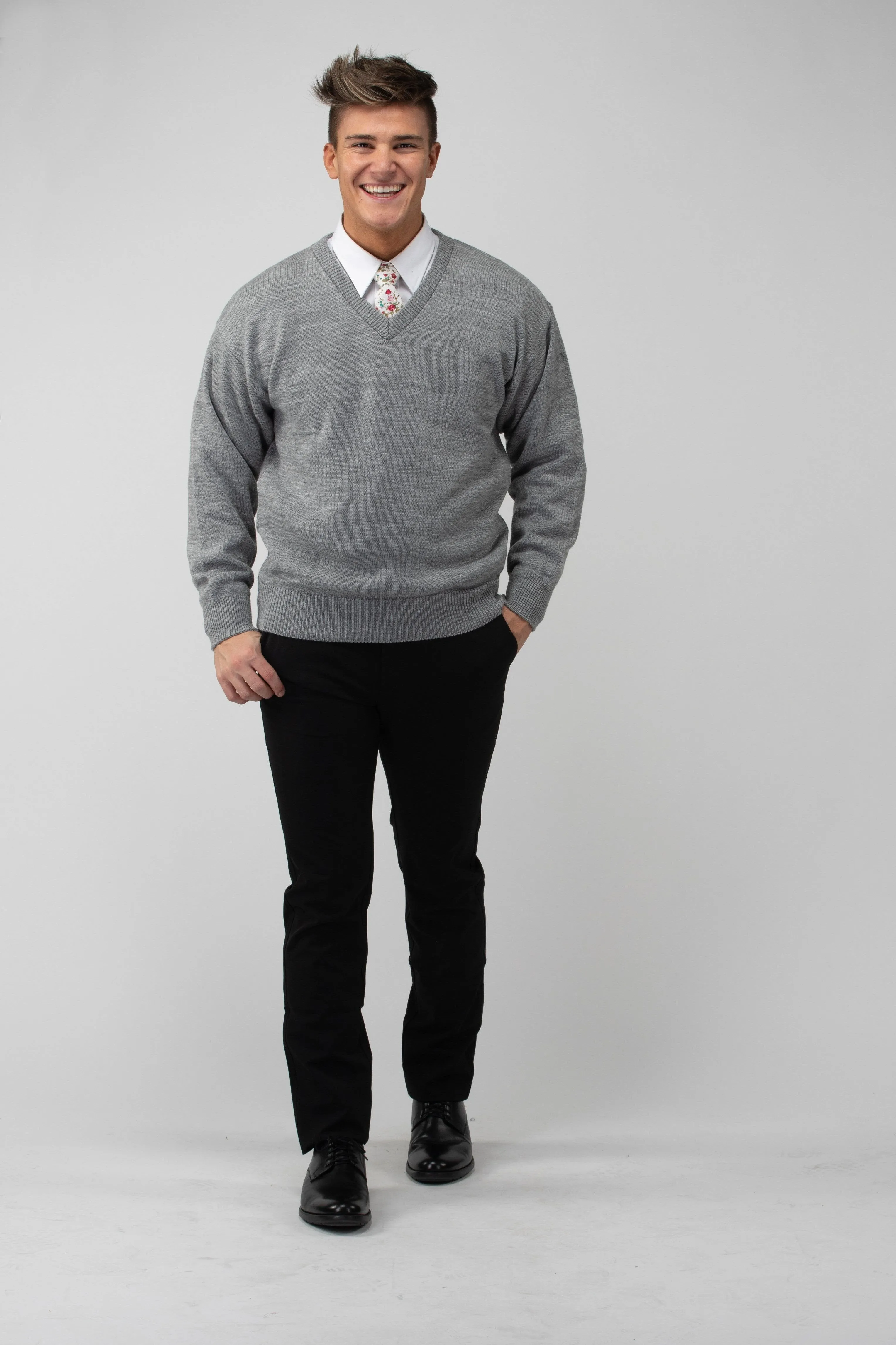 V-Neck Long Sleeve Sweater