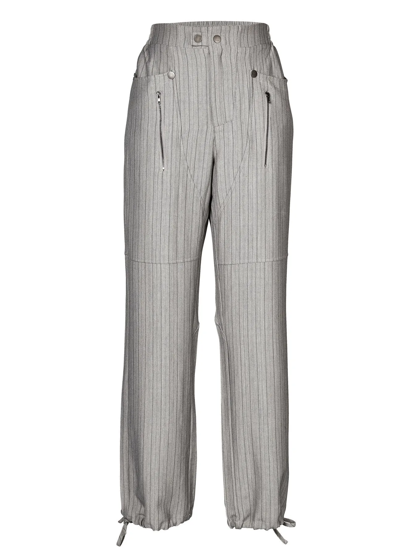 Vita Striped Trousers - Black Mix