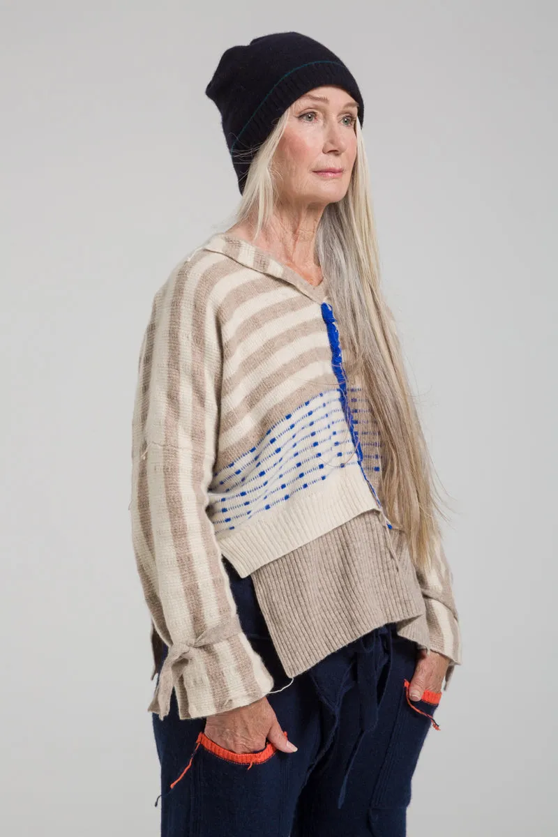 Walton Plus Jumper in Beige by Valentina Karellas