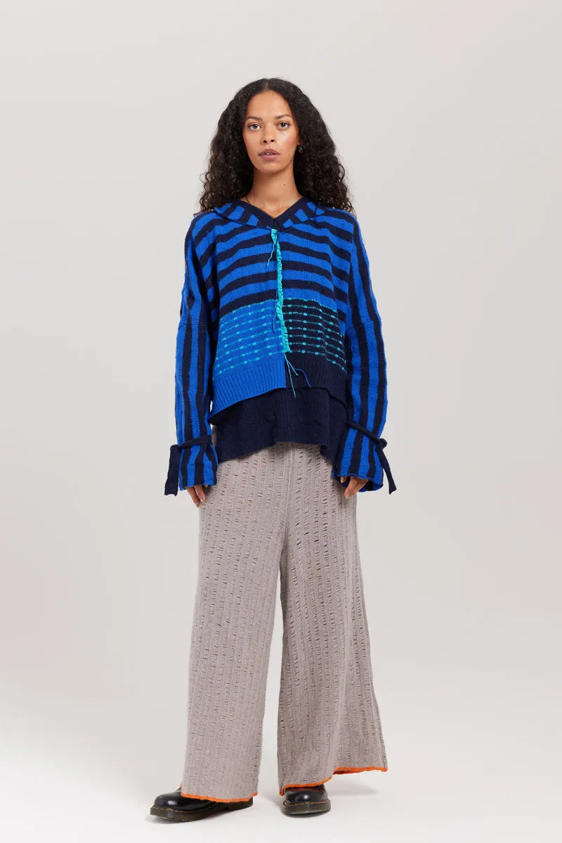 Walton Plus Jumper in Blue by Valentina Karellas