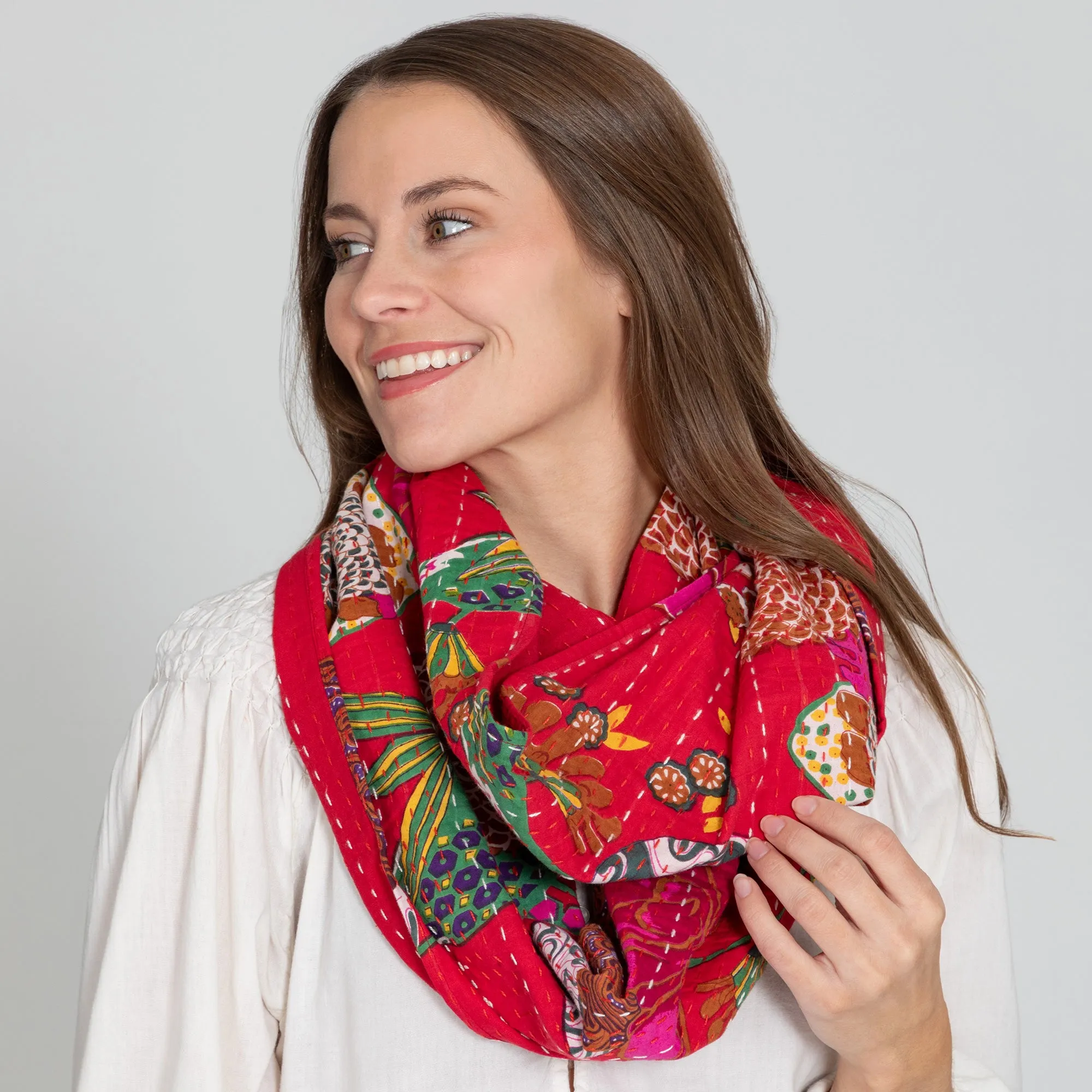 Waves of Color Infinity Scarf | Fair Trade