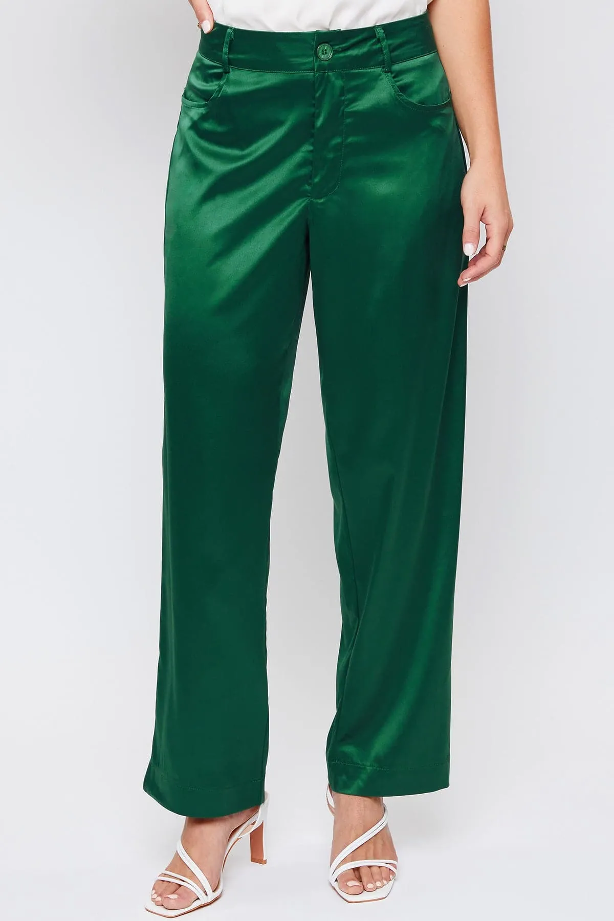 Women's Satin Comfort Stretch Office Pants