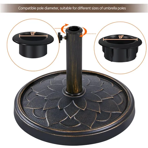 Yaheetech 18'' Patio Umbrella Base