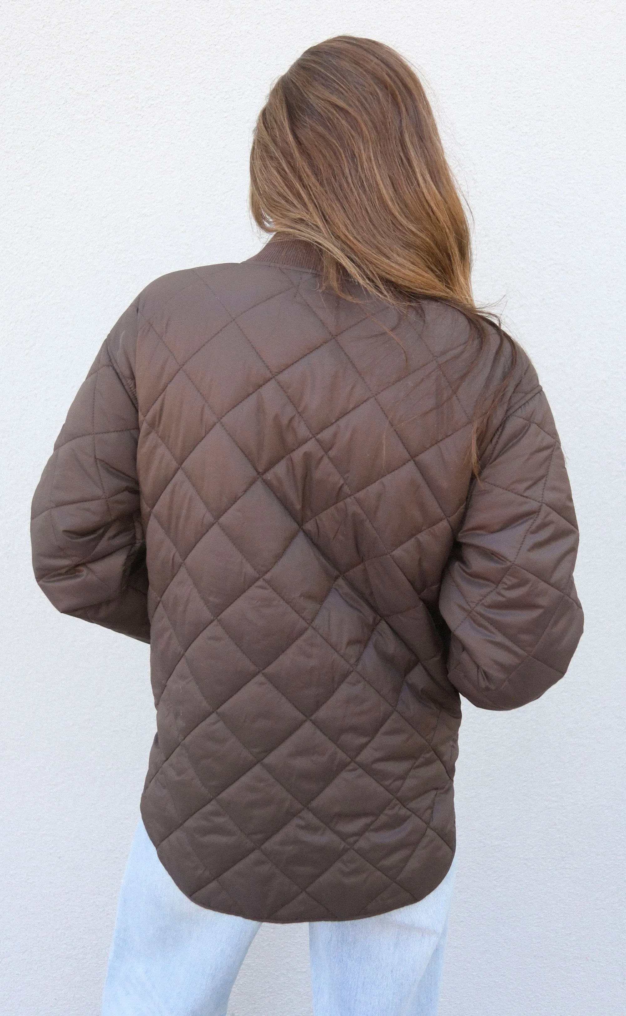 z supply: sunrise quilted bomber jacket