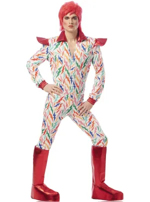 Ziggy Stardust Mens David Bowie Inspired Costume